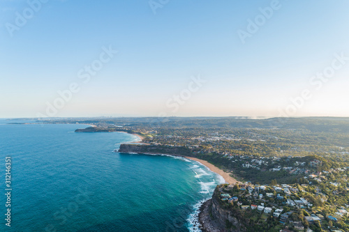 Whale beach aerial view , Sydney Australia