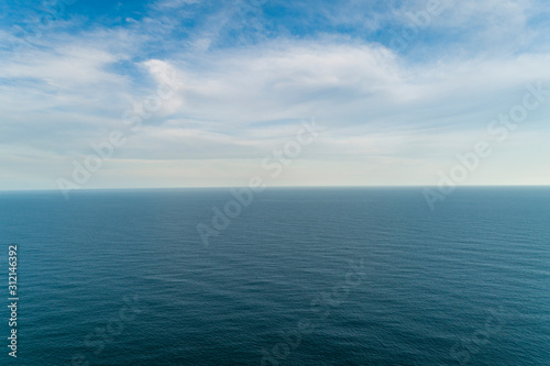 Deep sea ocean view, open water