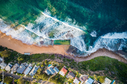 Photography Whale beach aerial view , Sydney Australia