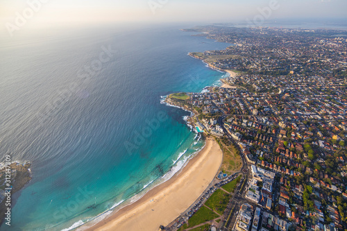 Bondi Beach  Sydney Australia aerial