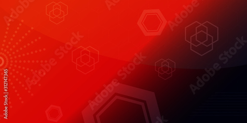 abstract background with hexagonal shapes