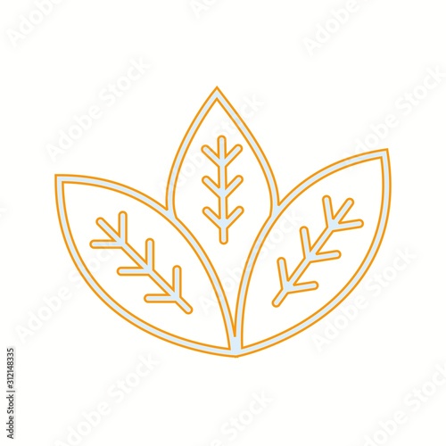 Unique Spearmint Vector Line Icon