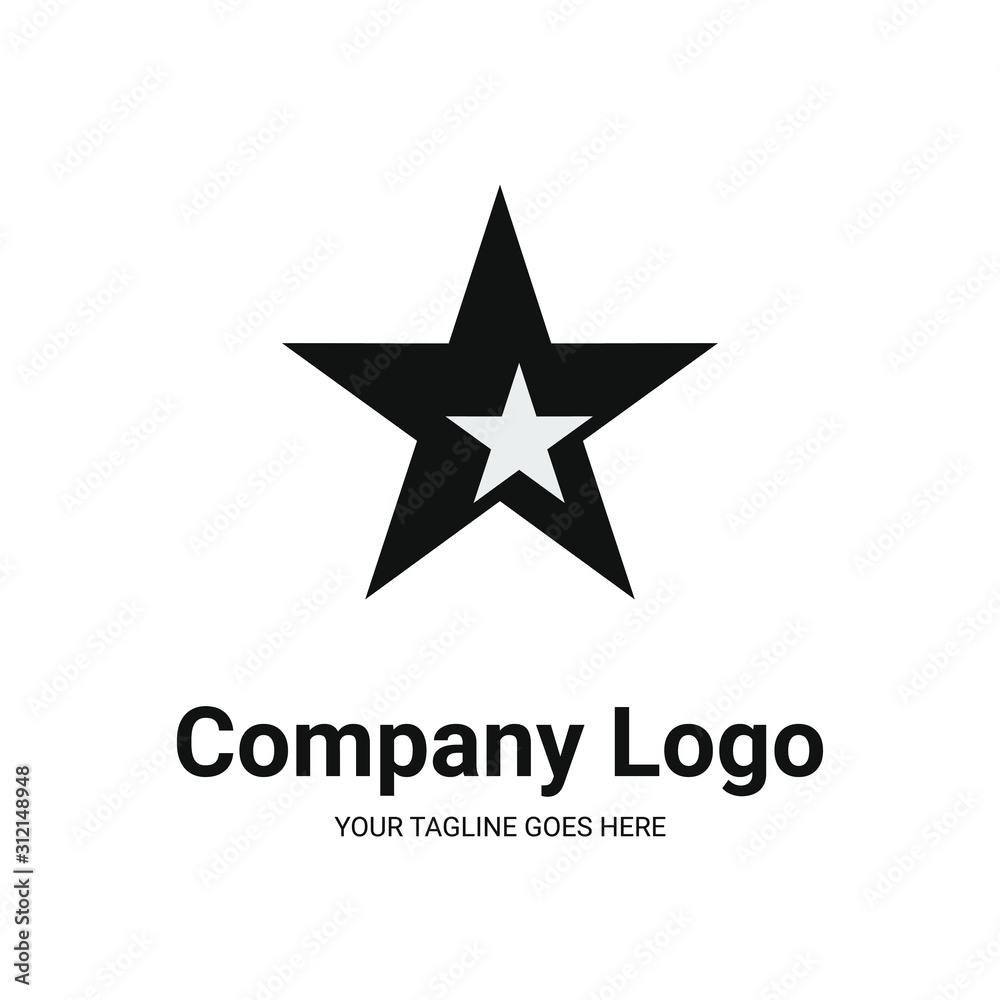 abstract shape logomark. logo for business and company. logo template abstract shape logomark. logo for business and company. logo template