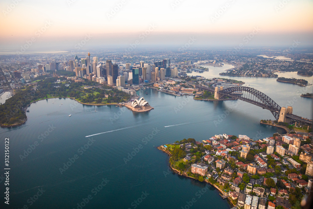 Sydney city scape central business district 