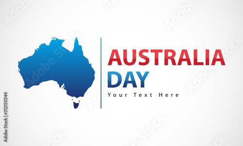Australia Day Banner. Designed for web, banner, background, backdrop, etc. Suitable for your business.