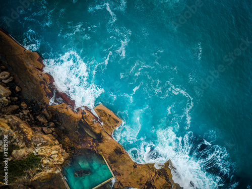 Photography Curl Curl Beach, Sydney Australia aerial