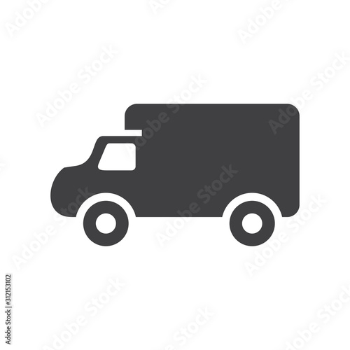 truck icon, transport icon