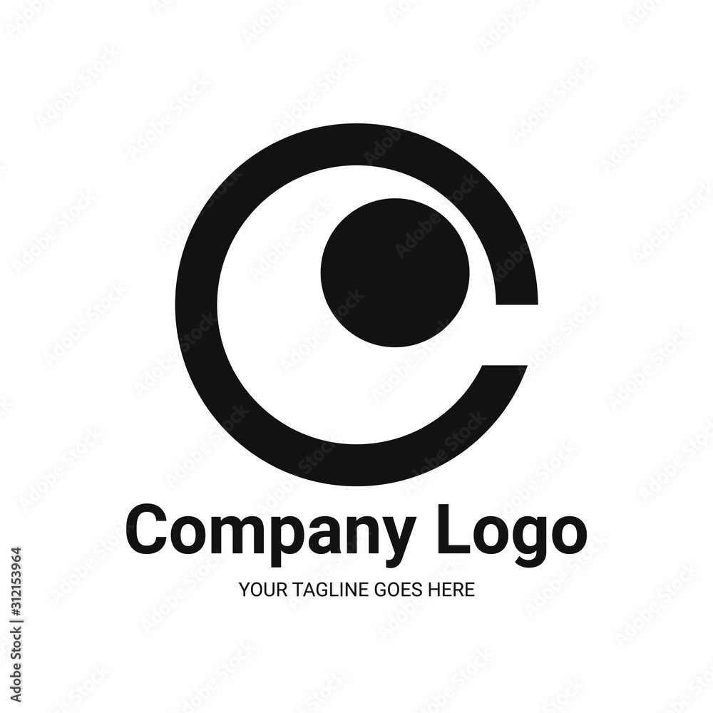 abstract shape logomark. logo for business and company. logo template abstract shape logomark. logo for business and company. logo template