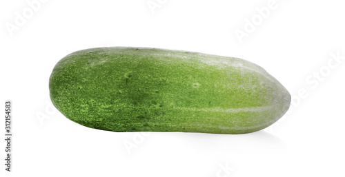 Cucumber isolated on white background photo