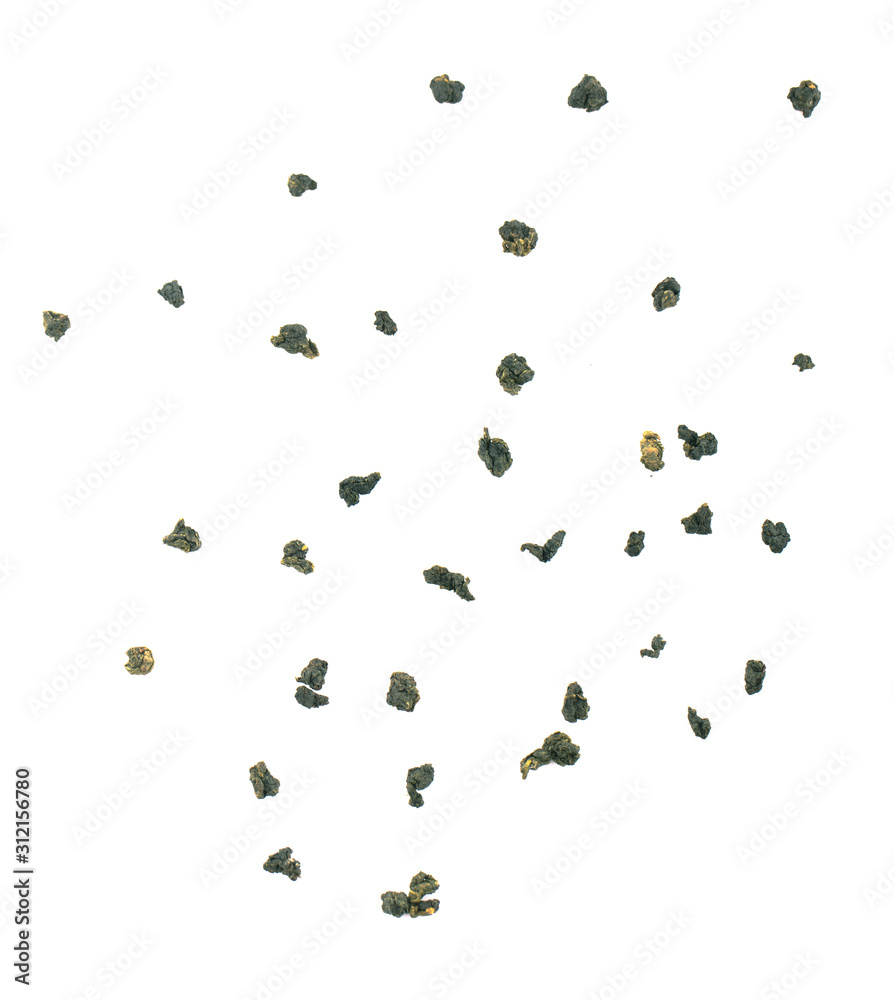 Tieguanyin chinese isolated on white background Tieguanyin chinese isolated on white background