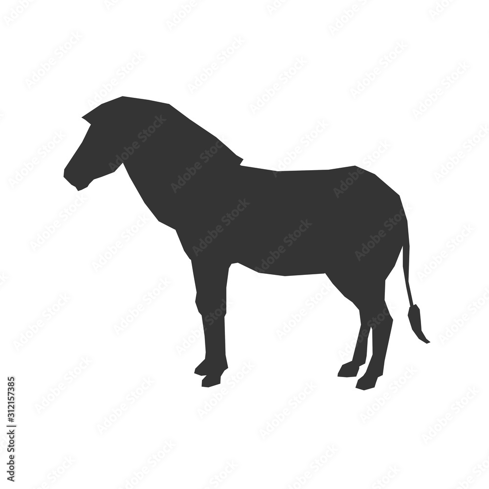 horse icon animal vector illustration for graphic design and websites