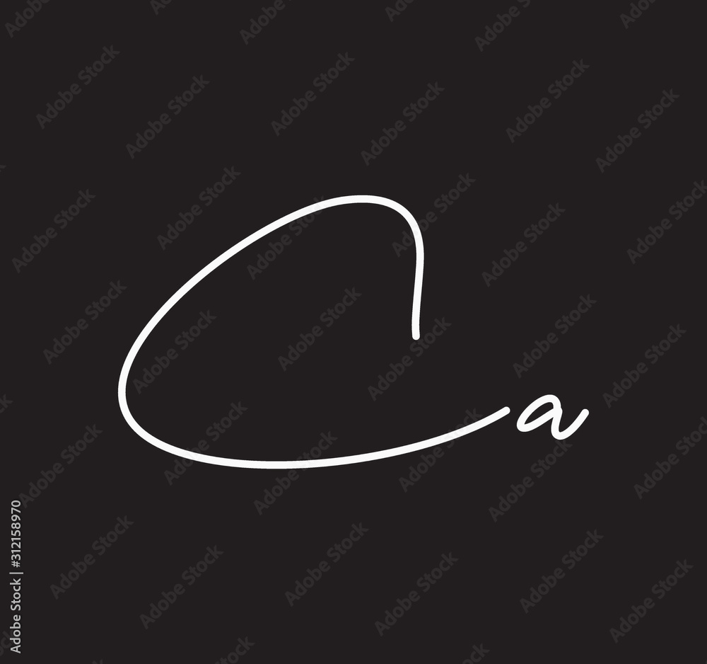 Couple Cursive Letters Initial Signature Handwriting Calligraphy Couple Cursive Letters Initial Signature Handwriting Calligraphy