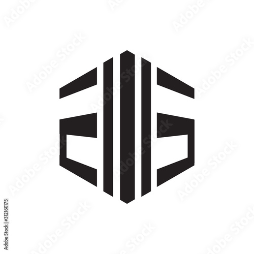 three 3 letter logo EMS combination modern alphabet vector creative company icon design illustration