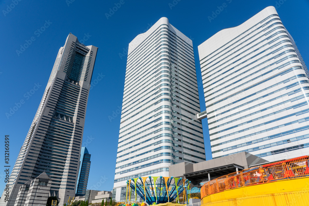 みなとみらいの都市風景