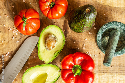 Healthy Ingredients; Fresh guacamole 