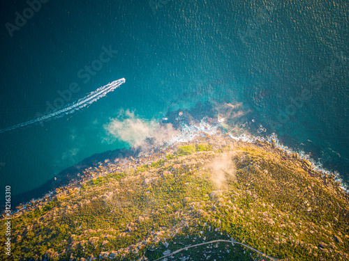 Palm Beach, Sydney by helicopter aerial photo