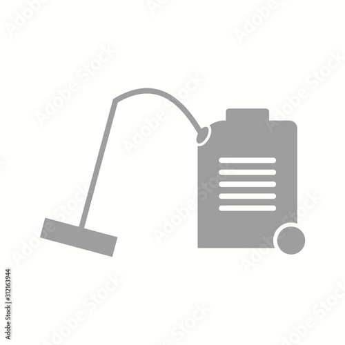 Unique Vaccum Cleaner Glyph Vector Icon