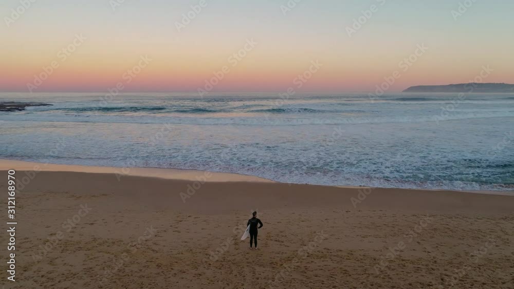 Surfers at a beach in Sydney Australia Surfers at a beach in Sydney Australia