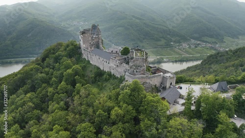 I take some aerial shots with my quadcoper in 4K from Aggstein Castle - Austria
Aggstein sits high above the Danube, with a fantastic view of the World Cultural Heritage site of Wachau photo