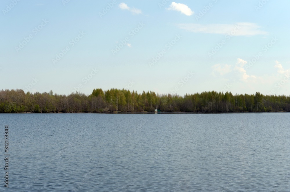 Sheksna River. Vologda Oblast. Russia