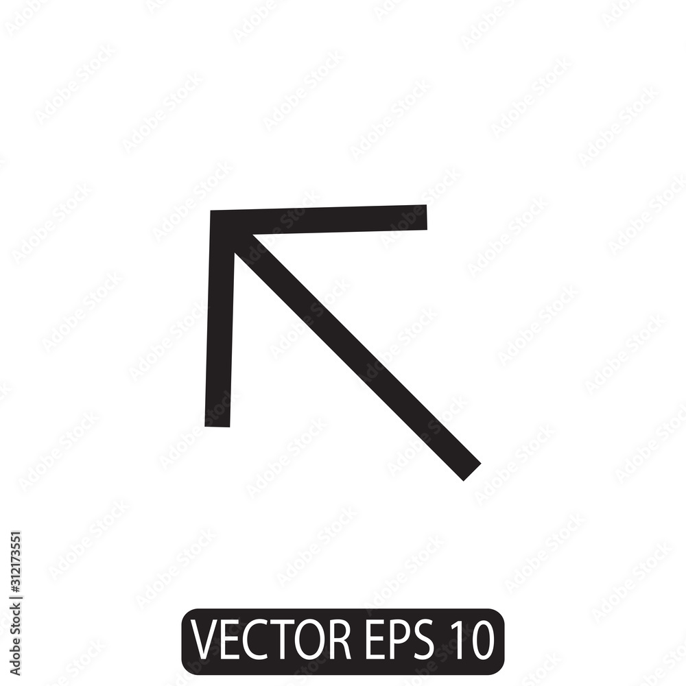 Arrow Icon Design Vector Template Arrow Icon Design Vector Template