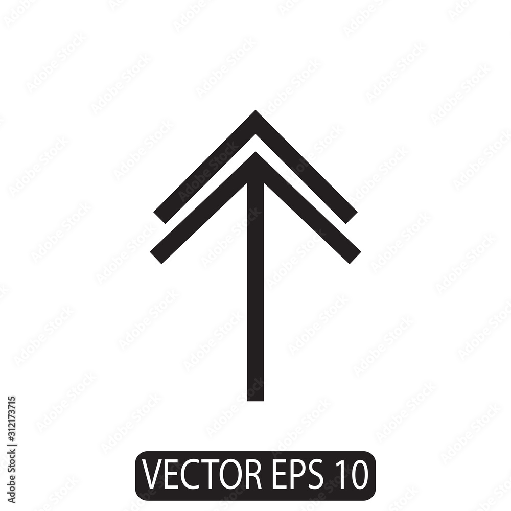Naklejka premium Arrow Icon Design Vector Template