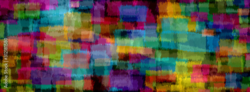 abstract background multicolor patches carpet mosaic color torn pieces © Konstantin