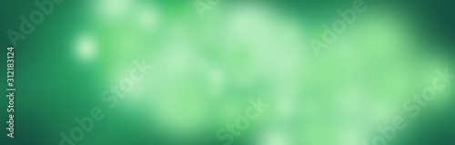 Bokeh Banner Hintergrund in Grün und Pastell
