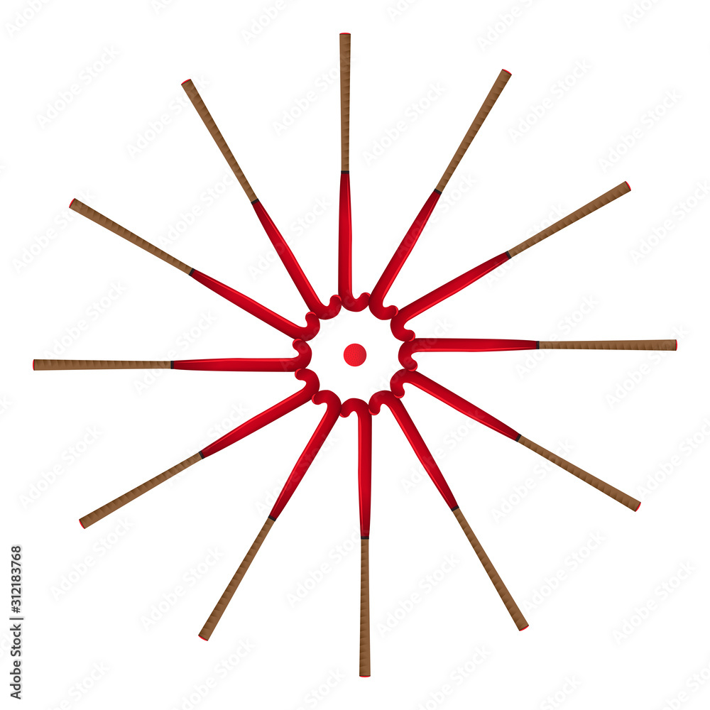 Field Hocky Sticks And Ball Circle Field Hocky Sticks And Ball Circle