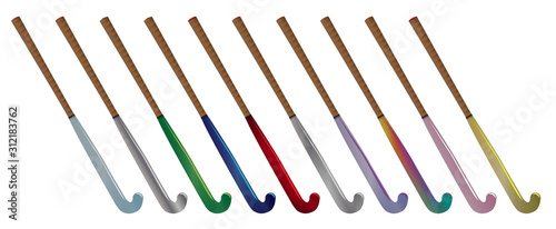 Photography Field Hocky Stick Collection