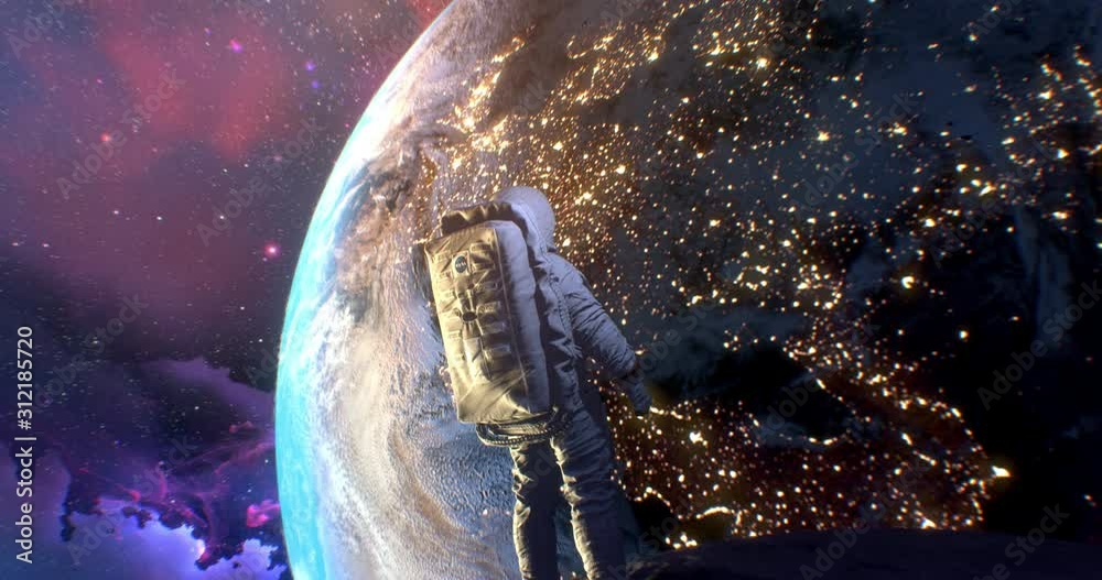 astronaut in outer space