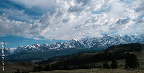 Landscapes Mountains in of the Altai Mountains, in the Altai Territory of Russia