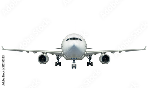 aircraft isolated on white background