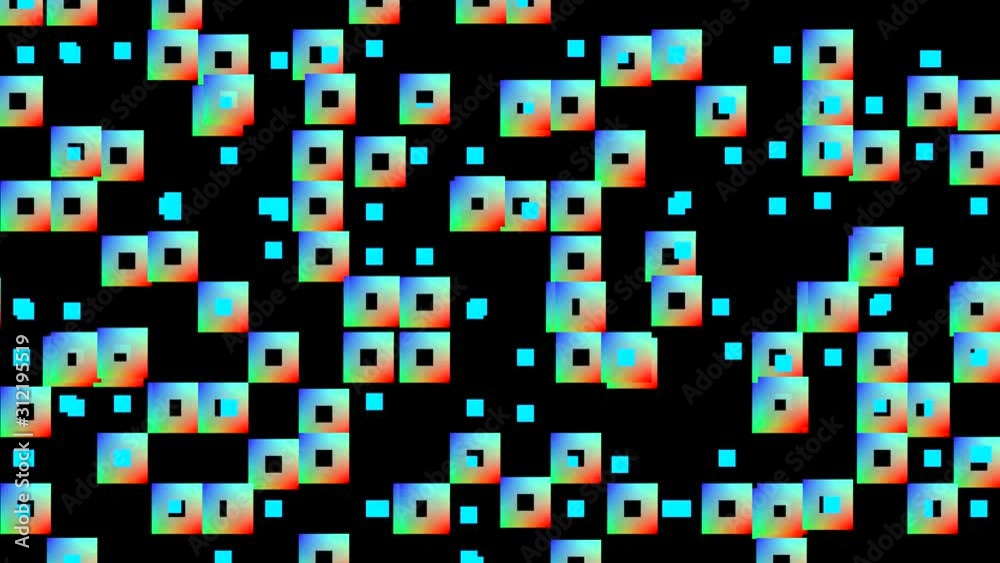 Looping Blocks Background Looping Blocks Background