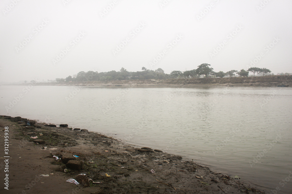 View of Brahmaputra River in Mymensingh