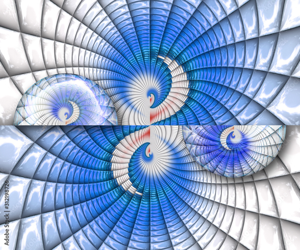 Fototapeta premium 3D rendering puff pixels combo artwork