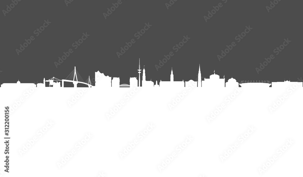 Obraz premium Hamburg Panorama