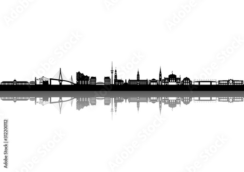 Hamburg, Spiegelung