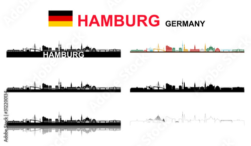 Hamburg, großes Set
