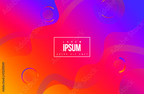 Colourful geometric background. Abstract gradient background design for banner, poster.