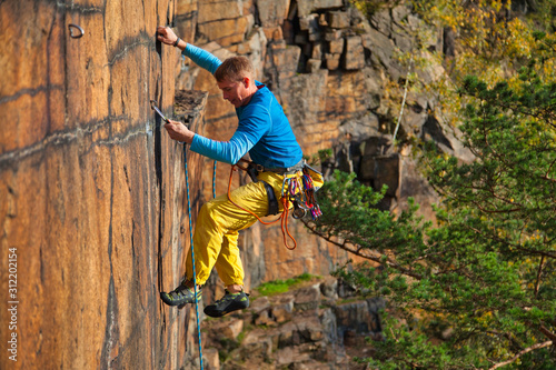 Kletterausflug in die Steinbrüche der Königshainer Berge photo