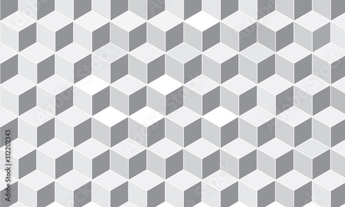 Geometric pattern cube background. vector illustration.