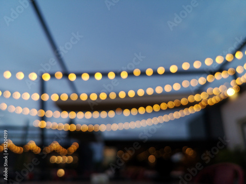 Colorful abstract bokeh lights  background.