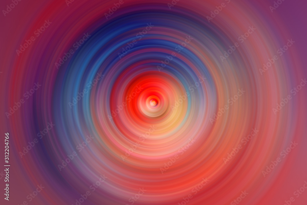 Obraz premium Abstract image. Concentric circles around central point. Flash Light. Designer background.