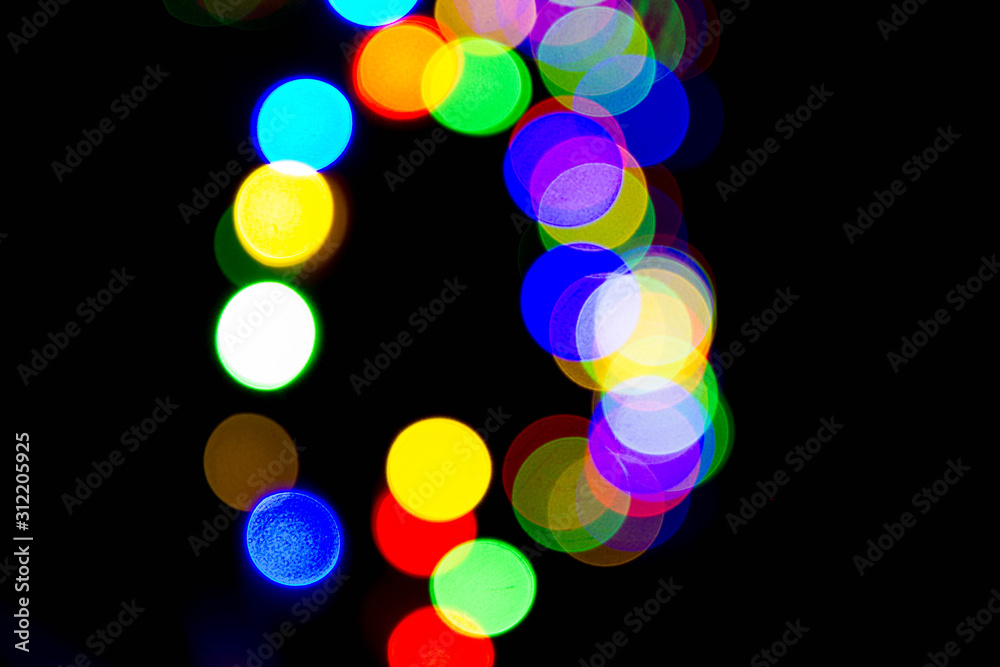 Colorful abstract lights (out of focus) background Colorful abstract lights (out of focus) background