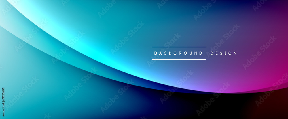 Wave liquid style lines with shadows and light on gradient background. Trendy simple fluid color gradient abstract background with dynamic straight shadow line effect Wave liquid style lines with shadows and light on gradient background. Trendy simple fluid color gradient abstract background with dynamic straight shadow line effect