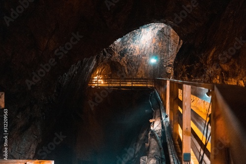 Photography Deep inside a copper mine in stockholm