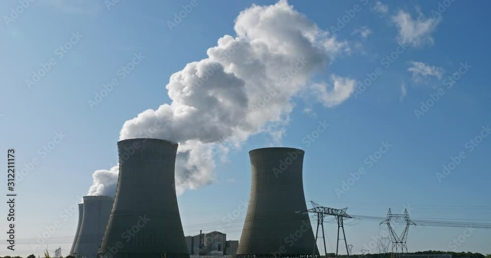 Nuclear power station, Dampierre en Burly, Loiret, France Nuclear power station, Dampierre en Burly, Loiret, France