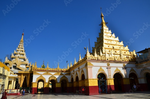 Cuadro en lienzo Mahamuni Buddha Pagoda, Mandalay