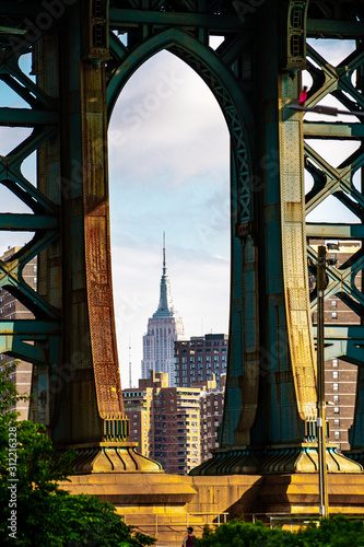 Photography spots in Dumbo with a view of Manhattan bridge , New york city